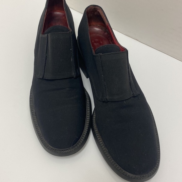 Salvatore Ferragamo women’s black fabric slip on dress shoes 6.5 - Picture 2 of 7